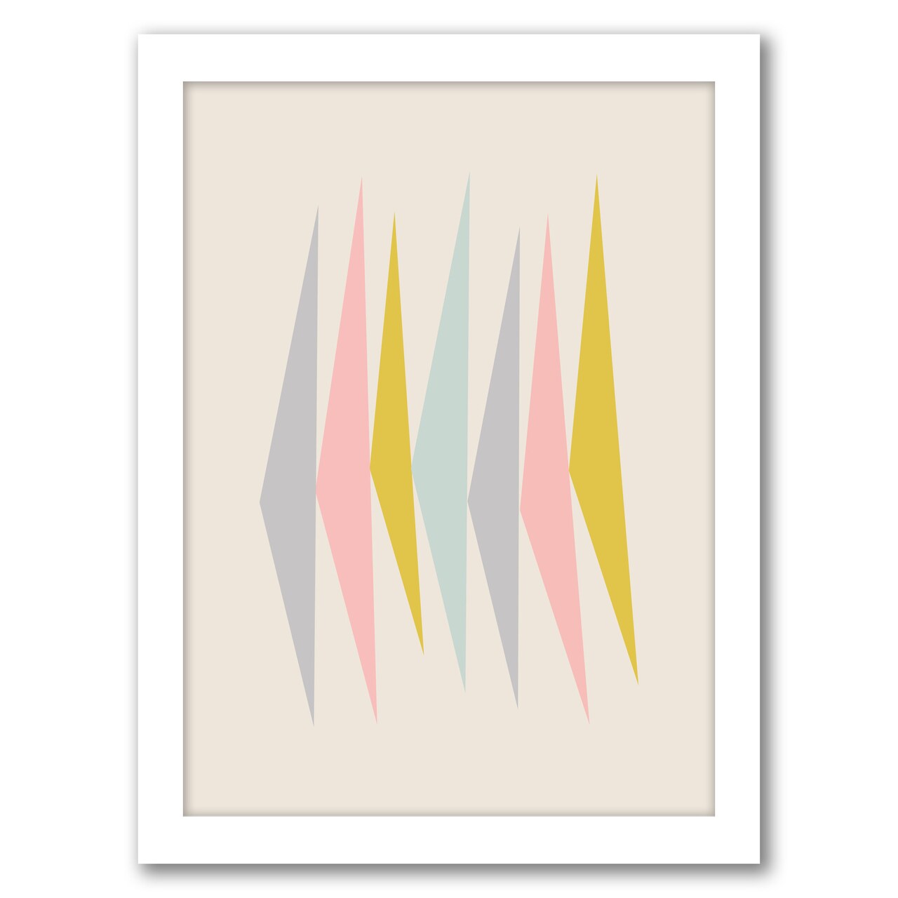 Pasteltriangle by Nanamia Design Frame  - Americanflat